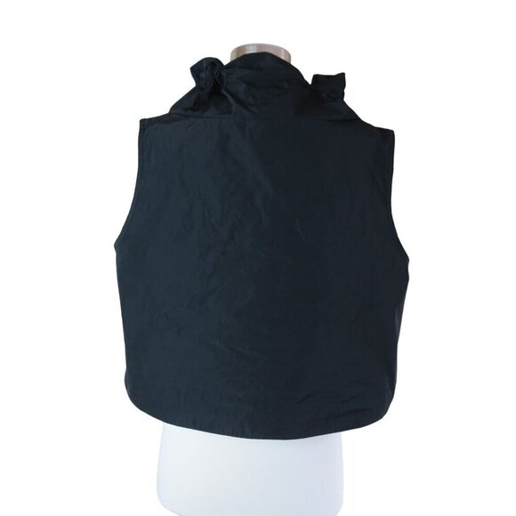 Vintage René Madison Ave Women's Black Avant-Garde 2-Piece Dress & Top Set M - Picture 6 of 14